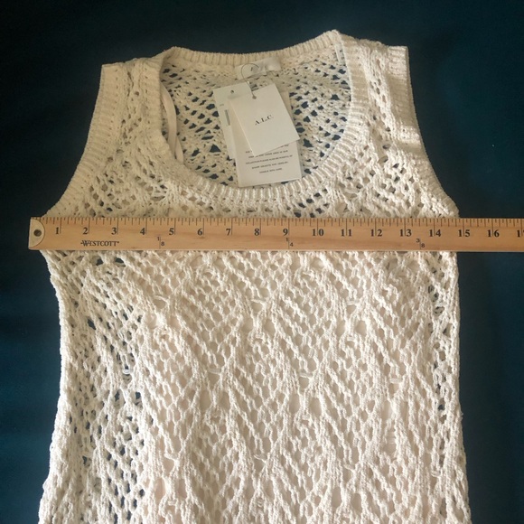 NWT $450 A.L.C. Nicky Crochet Maxi Dress in Ivory - sizes XS and Small! - Picture 8 of 10